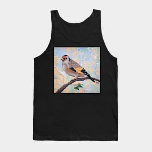 Golden Finch pillow and tote bag Tank Top